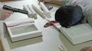 阿浪超炫酷开跑车 图书馆内杀人一枪致命