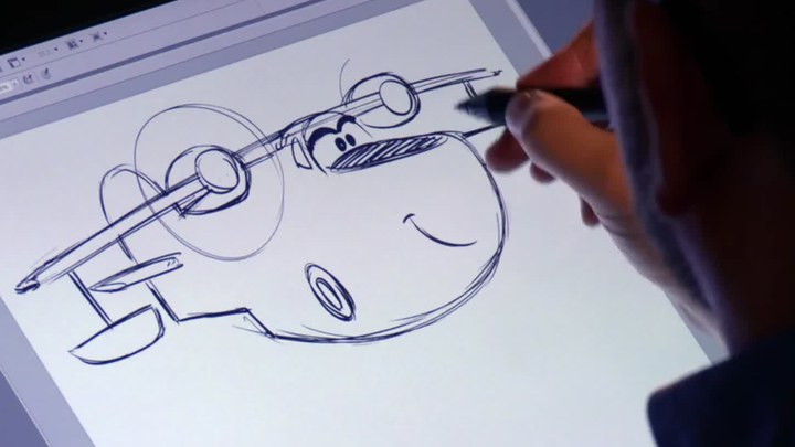 飞机总动员2：火线救援 花絮2：如何画Dipper