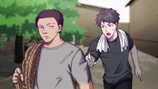 李青跟踪人贩子来到一个村子