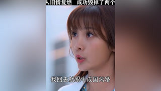 老情旧情复燃，成功毁掉了两个家庭 #两个女人的战争  #柳岩  #周一围