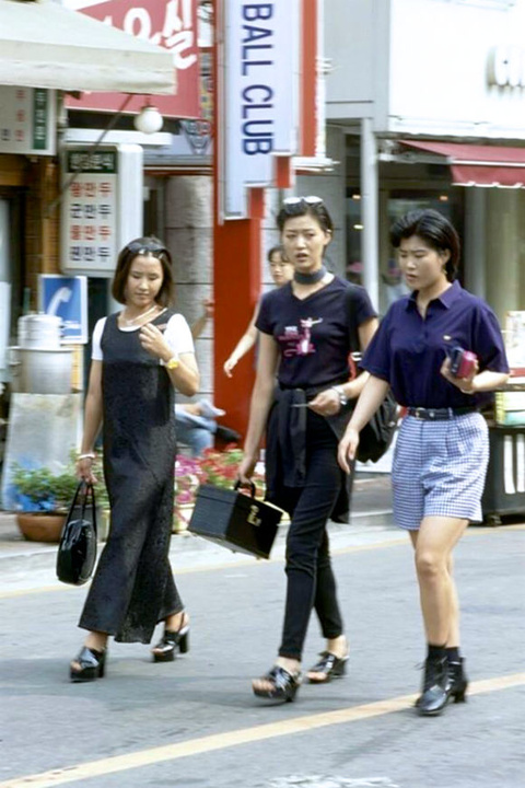 1990年整容风流行前的时尚汉城(5) 第5页