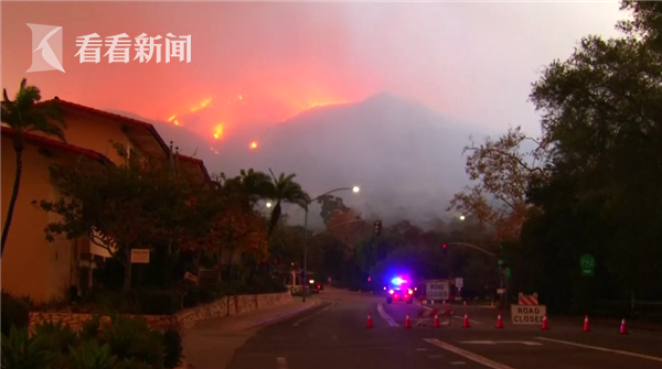 美国加州历史第三 托马斯山火继续蔓延(3) 第3页