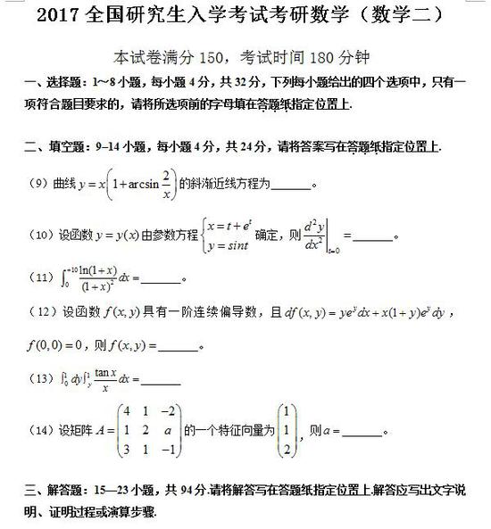 考研数学满分