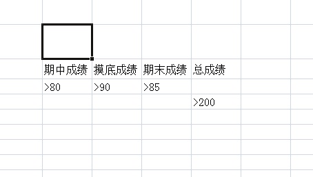 Excel2007高级筛选如何进行