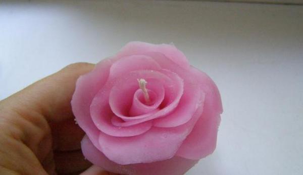 创意手工蜡烛制作莲花教程