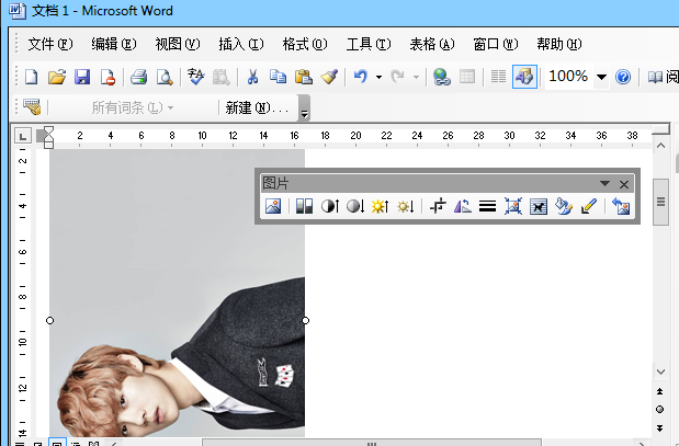 word2003如何讓圖片旋轉(zhuǎn)