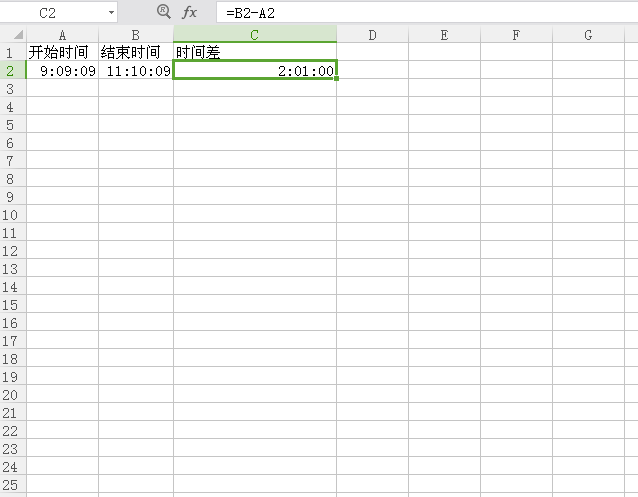 excel怎么計(jì)算相差日期天數(shù)