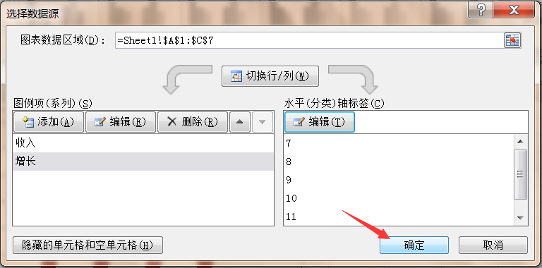 excel2010如何创建组合图表