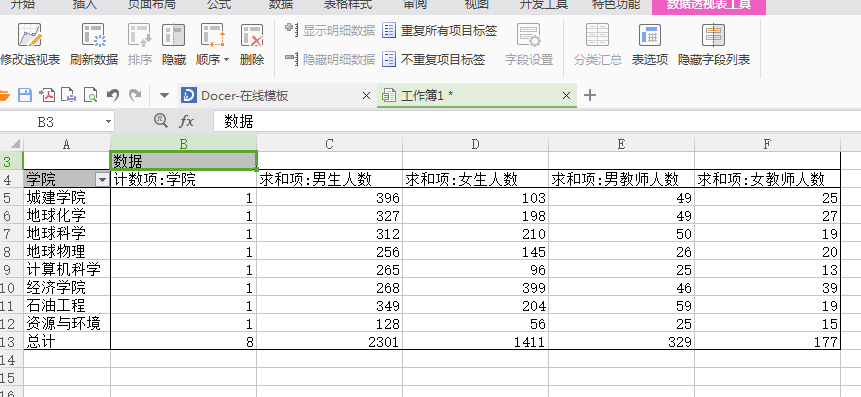 Excel如何使用数据透视表