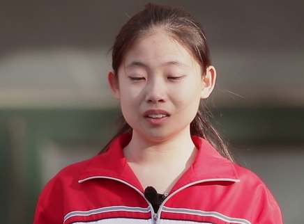 女孩呼吁網絡正能量
