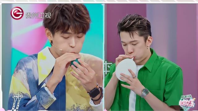 帥哥組隊(duì)PK氣球吹紙杯游戲，最后竟然是贏了的懲罰，真不按套路出牌