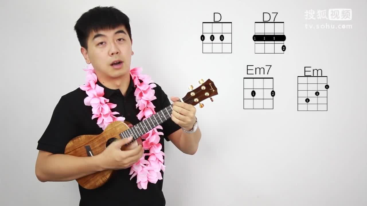 【柠檬音乐课】第十课：D D7 EM EM7和弦 尤克里里教学