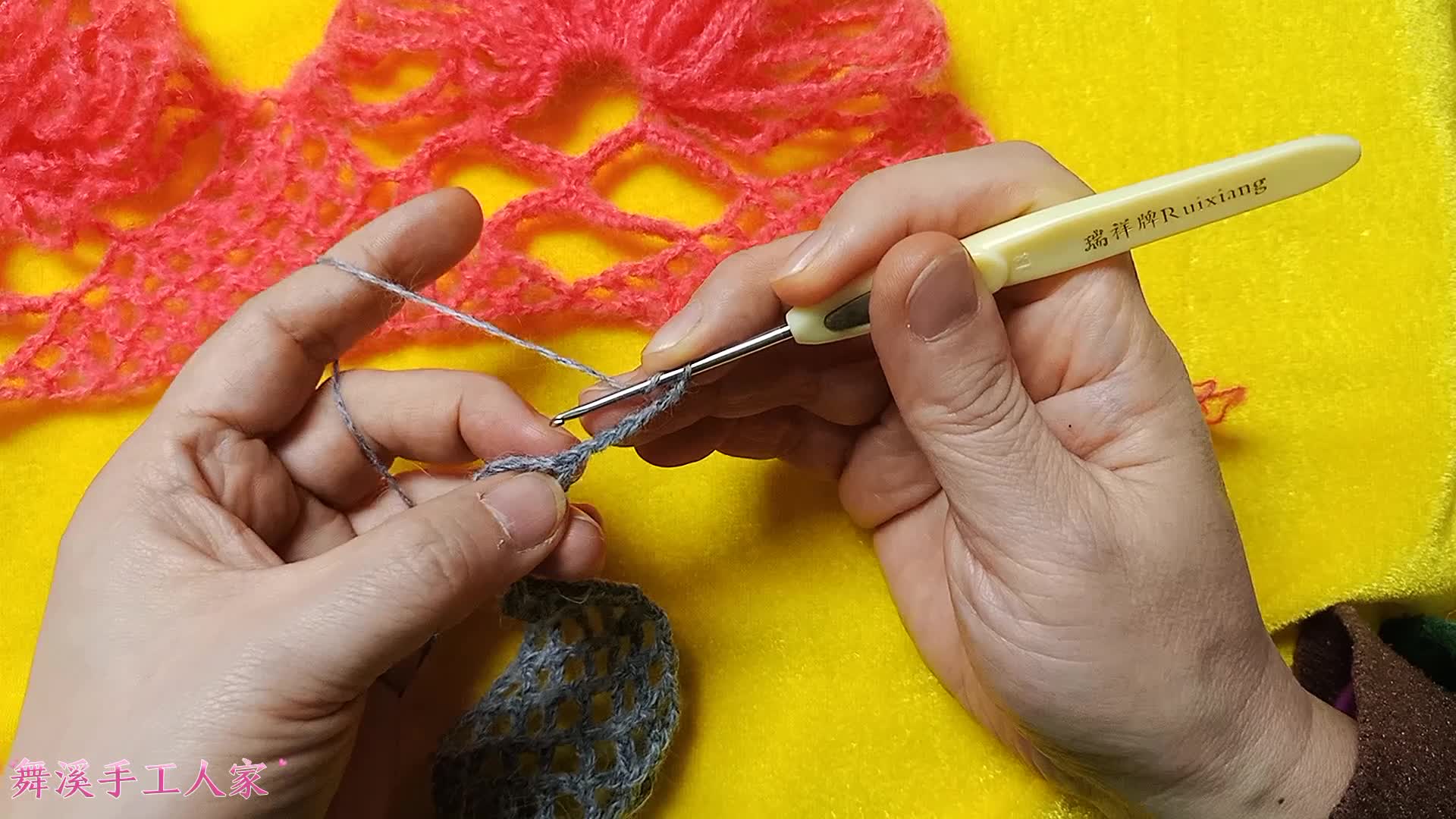 在手作中灵魂丰盈，合欢花披肩1