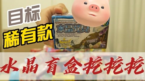 水晶挖掘盲盒开箱