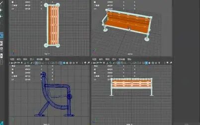 [图]MAYA基础教程案例《公园长椅》