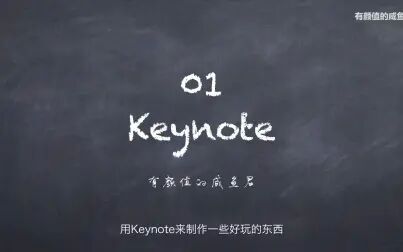 [图]【Keynote教程】01 教你用Keynote制作视频