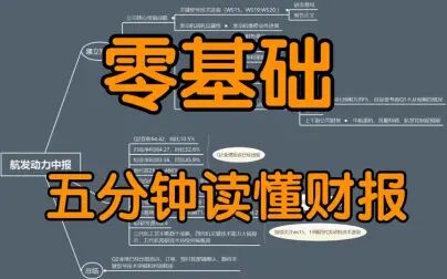 [图]五分钟教你如何读财报-以航发动力中报为例