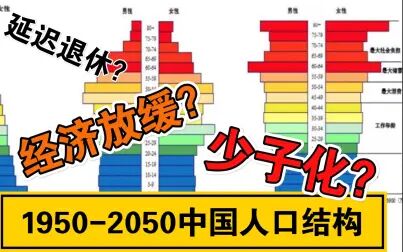 [图]1950-2050中国的人口结构转型