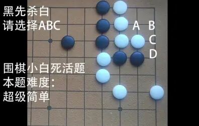 [图]超简单的围棋死活题19