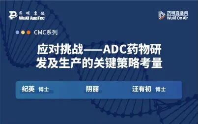 [图]应对挑战——ADC药物研发及生产的关键策略考量