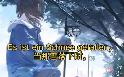 [图]【音乐/翻译】Es Ist Ein Schnee Gefallen