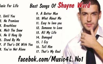 [图]Shayne Ward Top Best Songs肖恩沃德最佳英文歌曲-Youtube