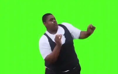 [图]Fat Black guy Dancing Meme Green Screen