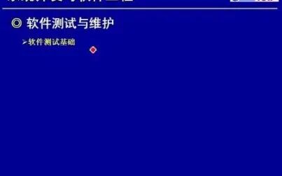 [图]希赛软件设计师视频教程-4.6.1 测试基础