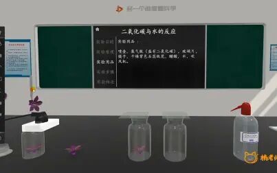 [图]【橘老师实验室】二氧化碳的性质2