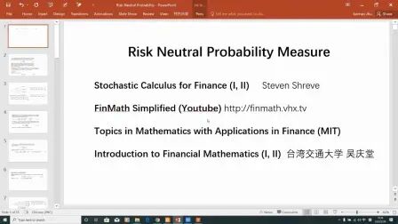 [图]Risk Neutral Pricing (1) - Change of Measure (I)