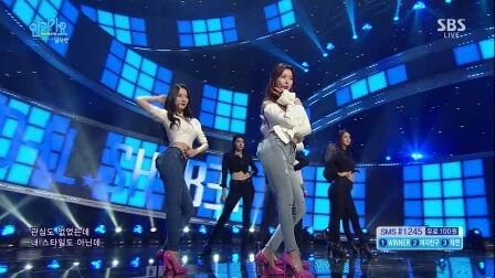 [图]Dal★shabet - Someone like U(如你) 打歌现场 160214 SBS 人气歌谣