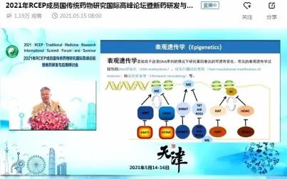 [图]吴春福-基于表观遗传学探讨中药及天然药物防病治病作用机理