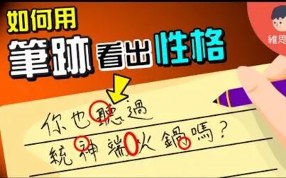 [图]你的笔迹已暴露你真实个性人格|神奇的【笔迹心理学】