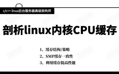 [图]剖析Linux内核CPU缓存|缓存结构|SMP|页缓存|块缓存|数据同步|时间管...