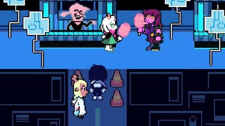 [图]三角符文第二章ep3毛茸茸男孩与刻薄女孩不再与你相伴!DELTARUNE