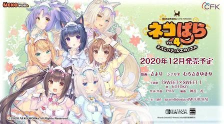 [图]猫娘乐园第四卷(NEKOPARA Vol. 4) 的NS和PS4版本将于今年12月...