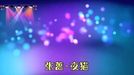 [图]高清无损音质:张蔷-夜猫 DJ