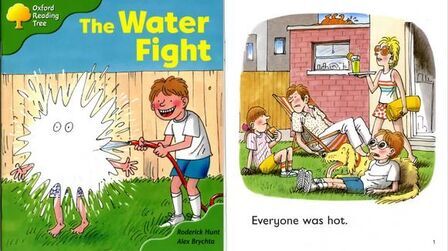 [图]小学英语磨耳朵绘本之《The Water Fight》