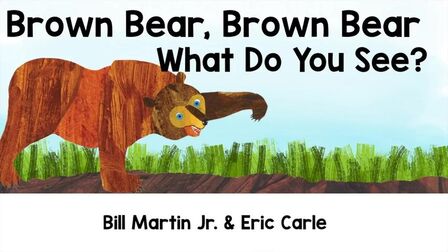 [图]英语绘本故事 Brown Bear, Brown Bear, What do you see 棕熊