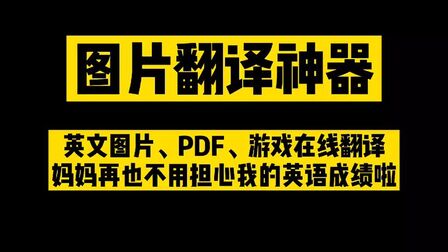 [图]英文图片游戏在线翻译神器 OCR软件的最高境界免费分享