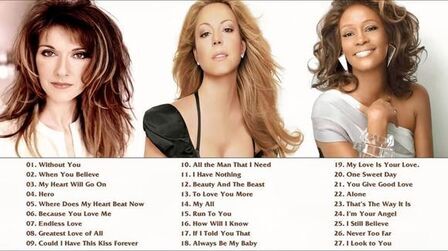 [图]Mariah Carey, Celine Dion, Whitney Houston三大天后精华集