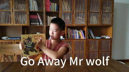 [图]廖彩杏绘本阅读4 go away mr wolf