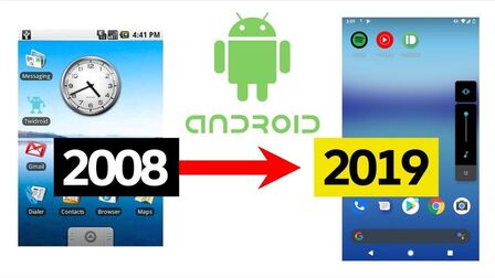 [图]安卓系统演进之路:2008 年 Android 1.0 - 2019 年 Android 10