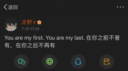 [图]You are my first. You are my last. 在你之前不曾有