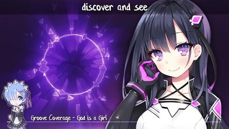 [图]Groove Coverage《God Is A Girl 上帝是女孩》Nightcore歌词版