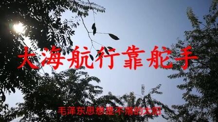 [图]欣赏老歌《大海航行靠舵手》共鸣记忆,愿您心情愉悦,笑口常开