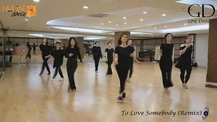 [图]排舞 《爱上某人》To Love Somebody Remix - Line Dance