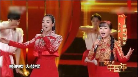 [图]王二妮、王小妮《吉祥中国年》,歌声祝福2018中国年