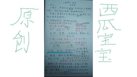 [图]人物描写之外貌描写上海空中课堂学习笔记