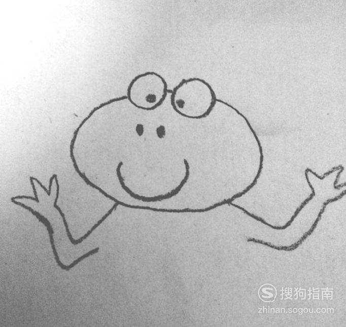 青蛙的简笔画法